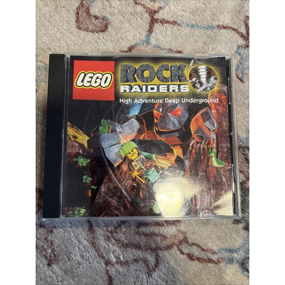 LEGO Rock Raiders (PC, 2000) Windows 95/98 CD-ROM Real-Time Strategy Game RARE!